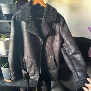 American Eagle Faux Sherpa Coat